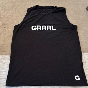 GRRRL Black Tank Top